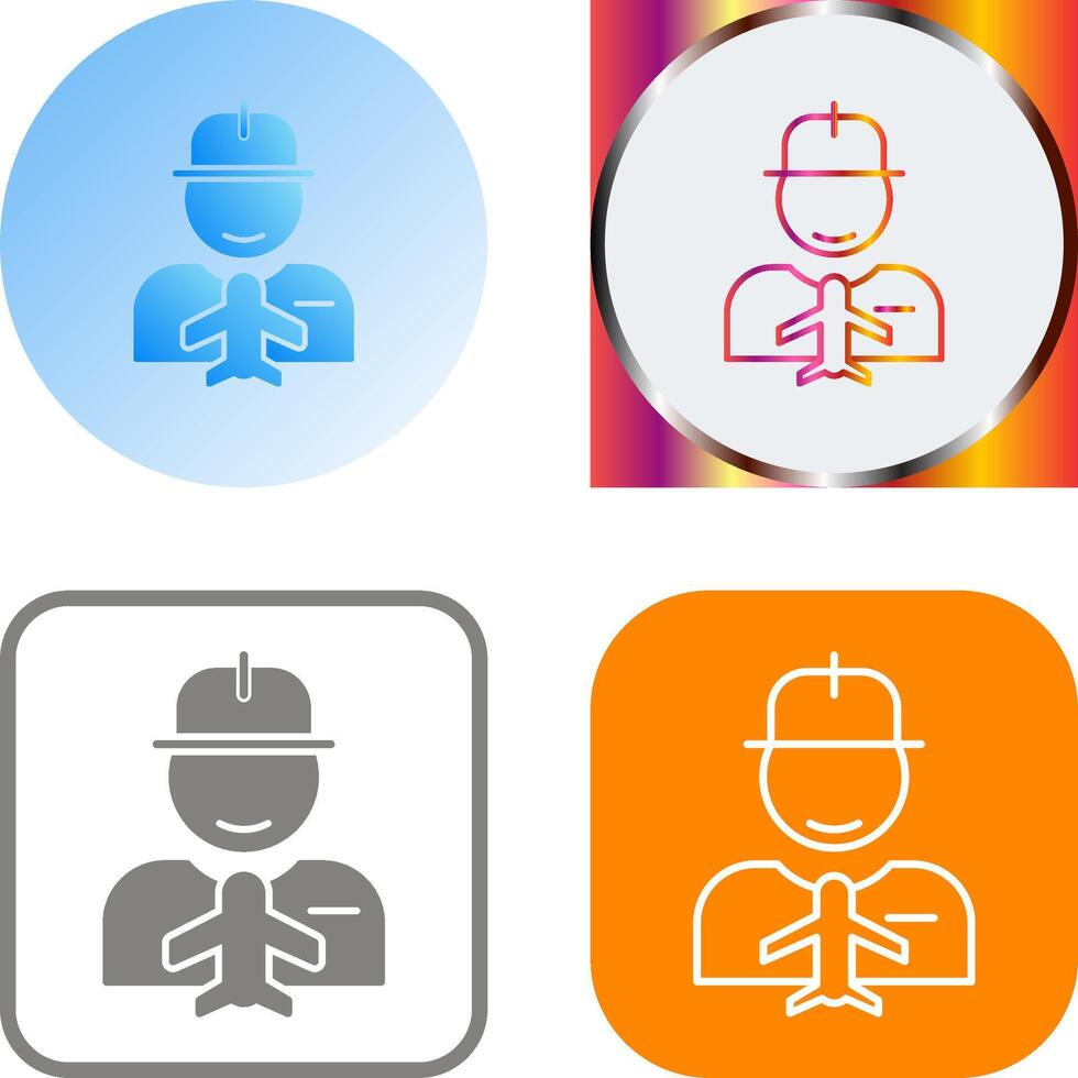 Worker Icon Design vector