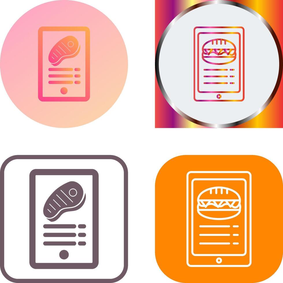 Online order Icon vector