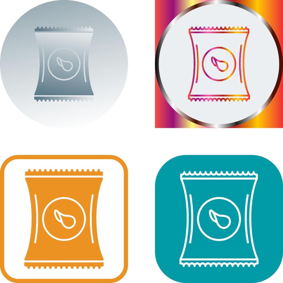 Chips Icon Design vector