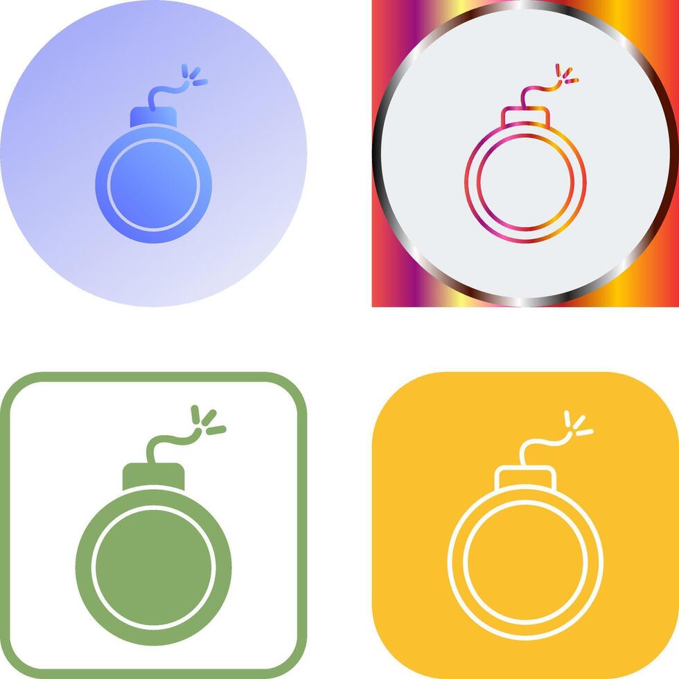 Bomb Icon Design vector