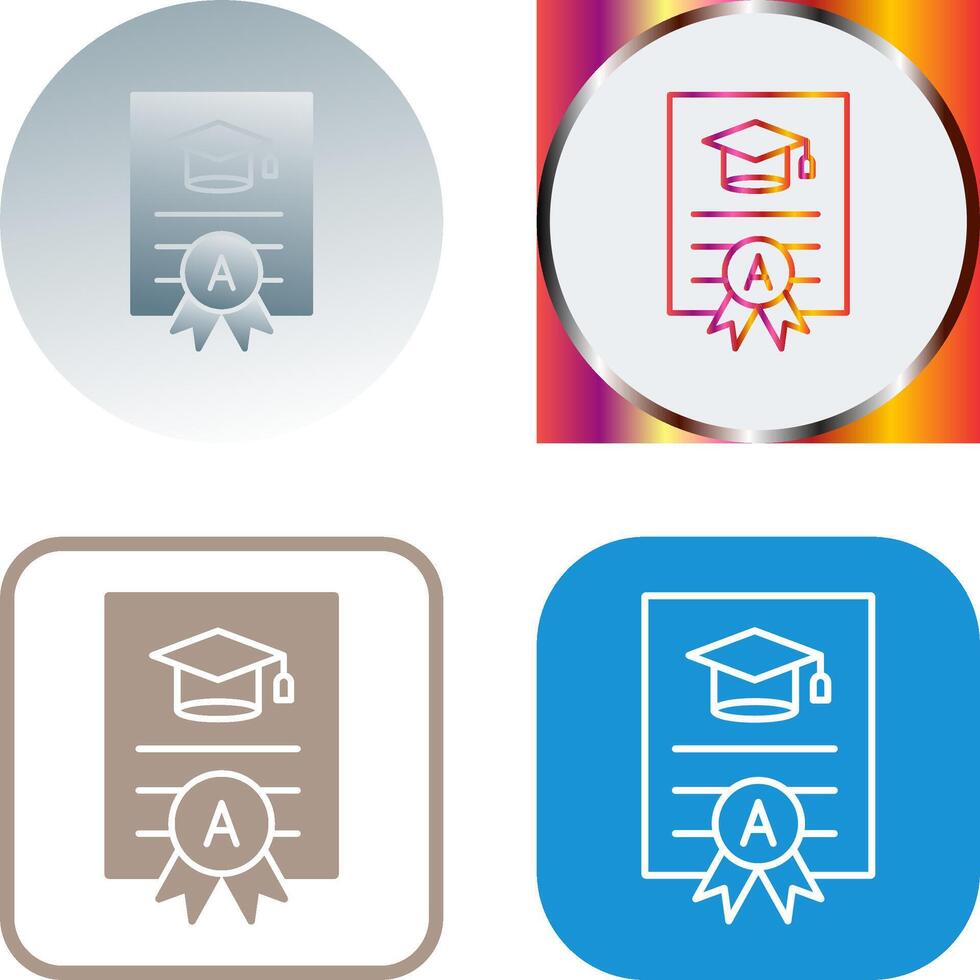 Report Card Icon vector