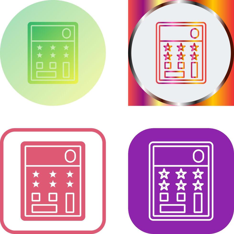 Calculator Icon Design vector