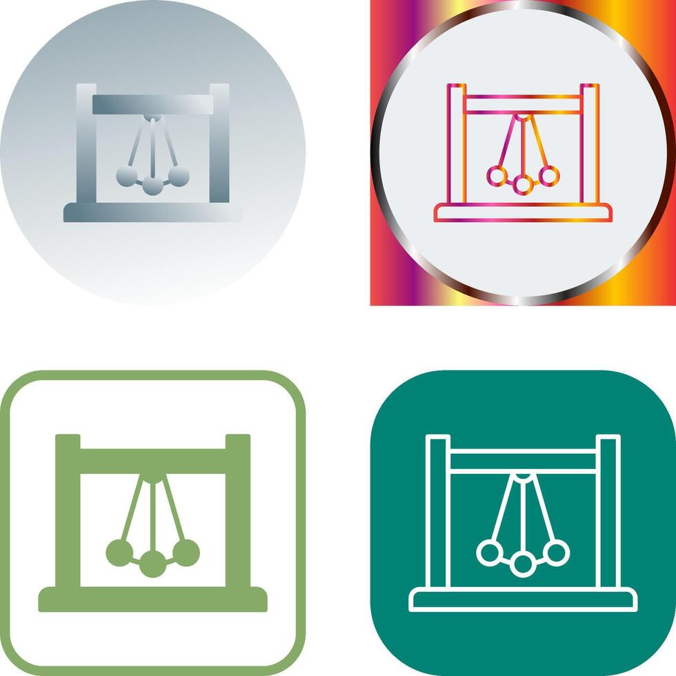 Pendulum Icon Design vector