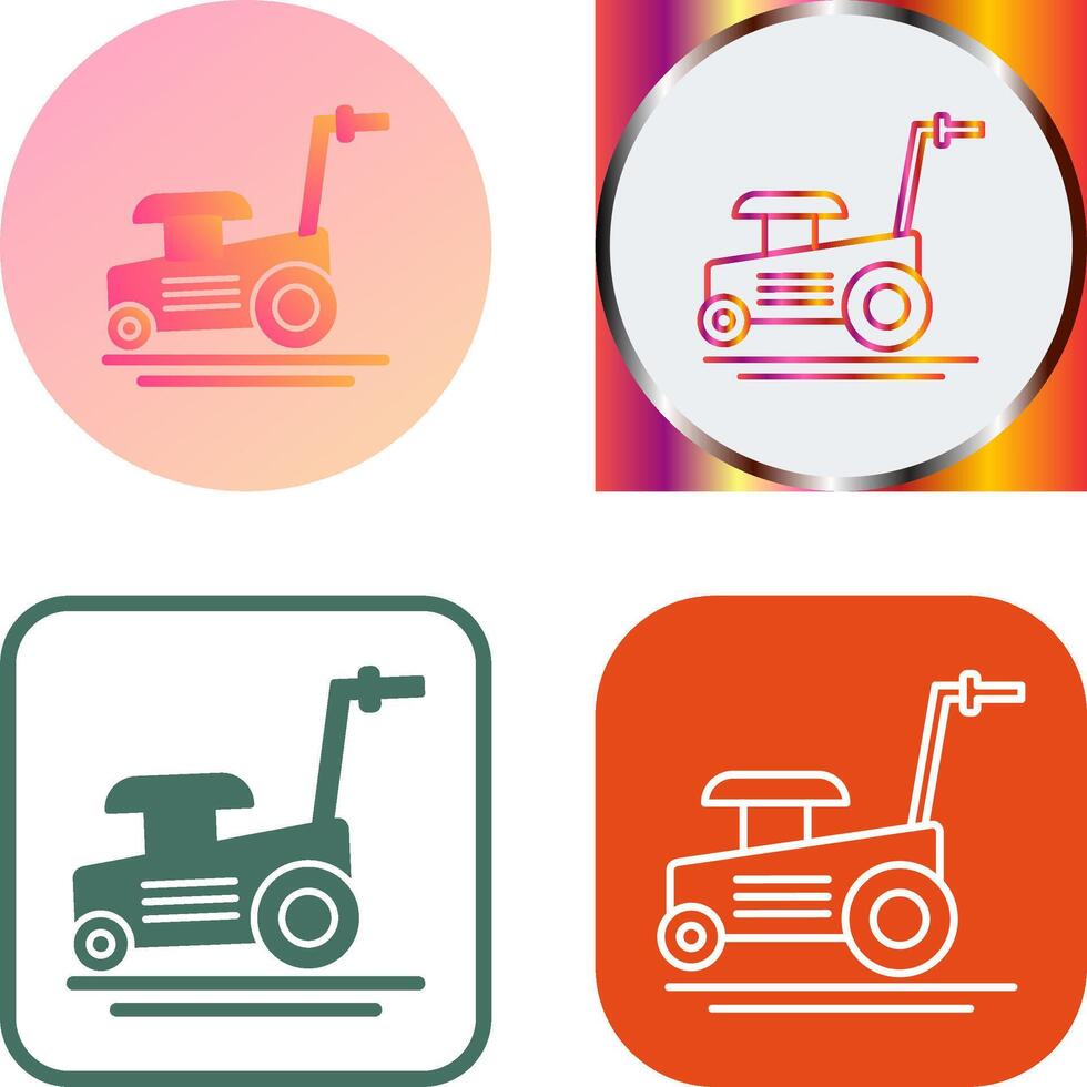 Lawn Mower Icon vector