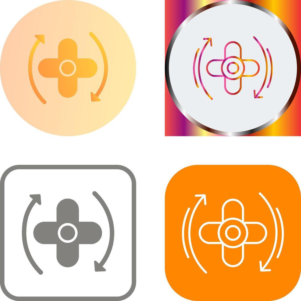 Rotate Icon Design vector