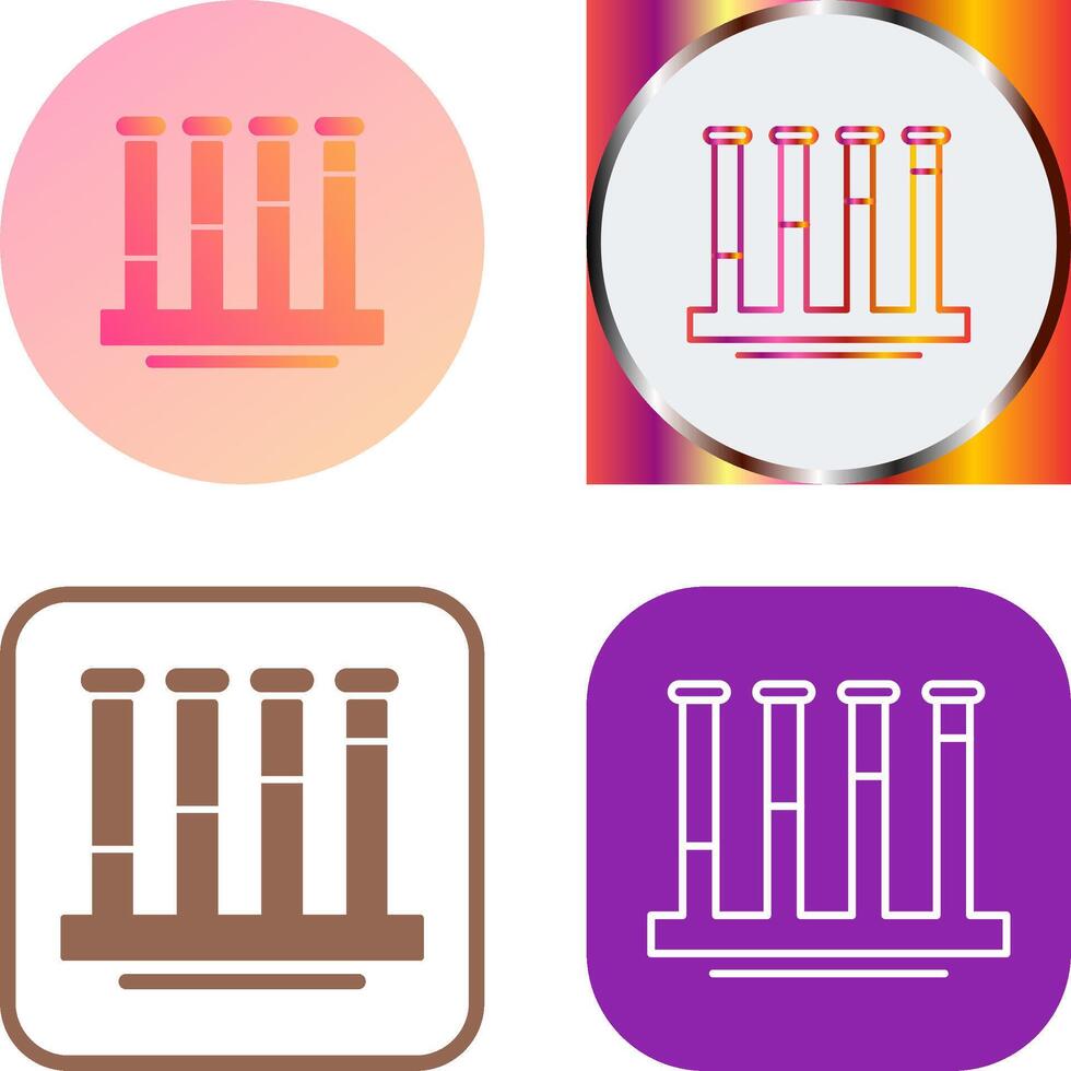 Communicating Vessels Icon Design vector