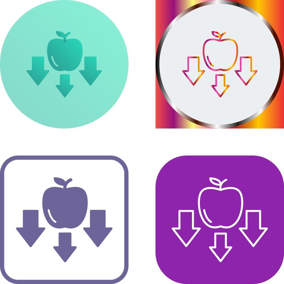 Gravity Icon Design vector