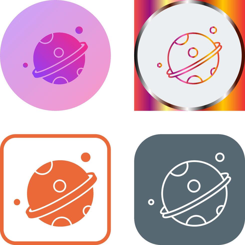 Planet Icon Design vector