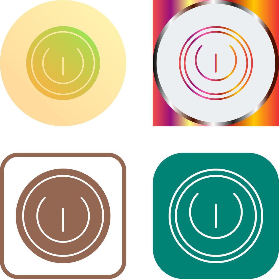 Power Icon Design vector