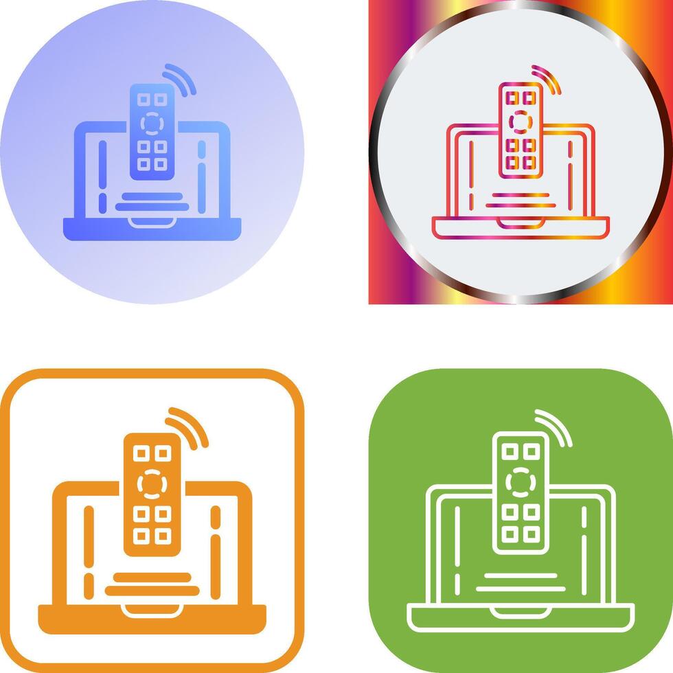 Remote Icon Design vector