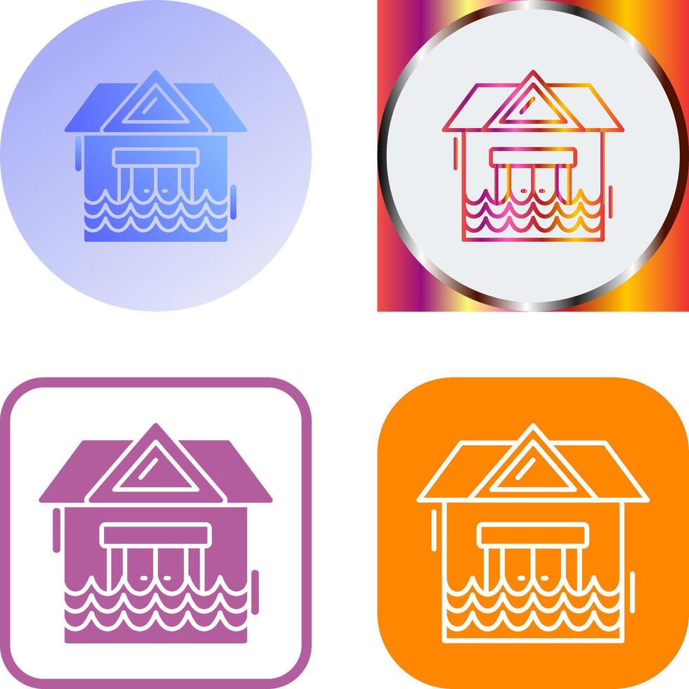 Natural Disaster Icon vector