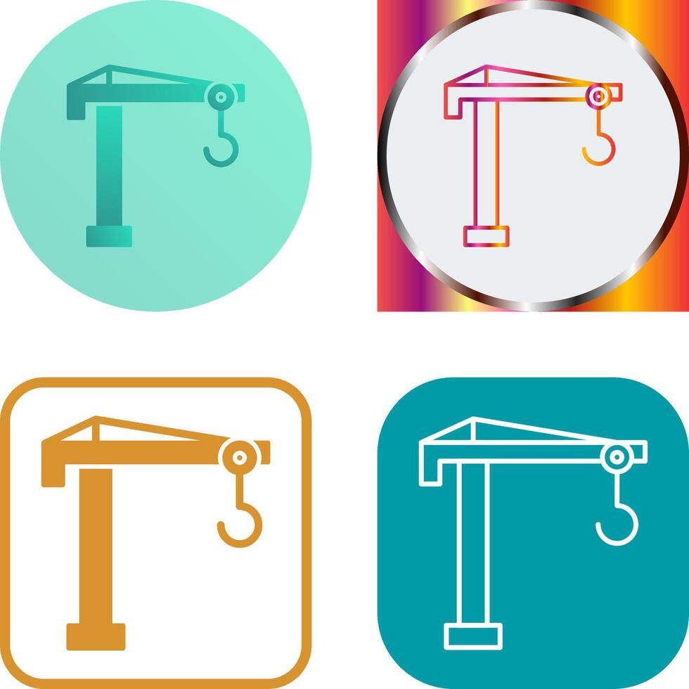 Crane Icon Design vector