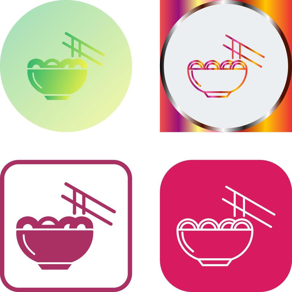 Chinese food Icon vector