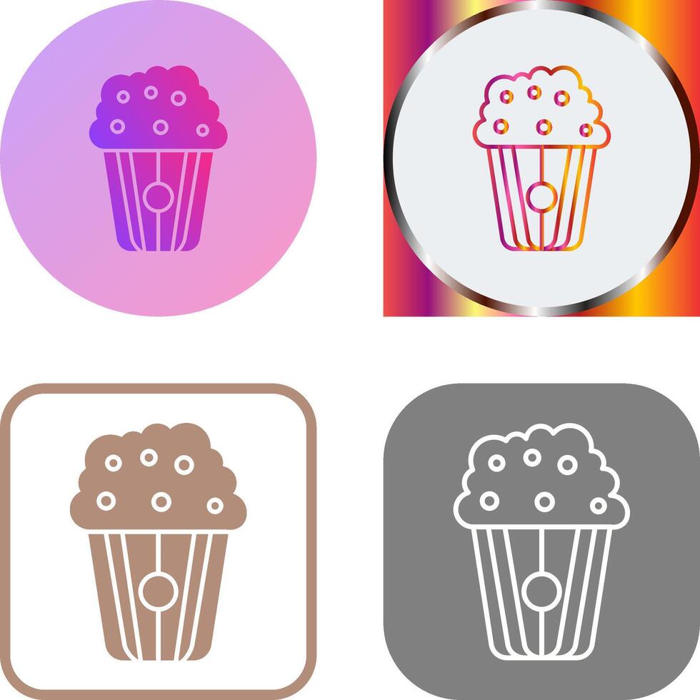 Pop corn Icon vector