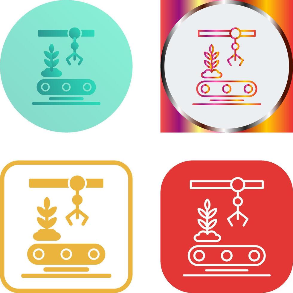 Conveyor Icon Design vector