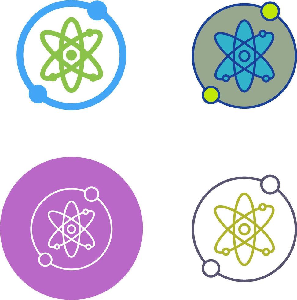 Proton Icon Design vector