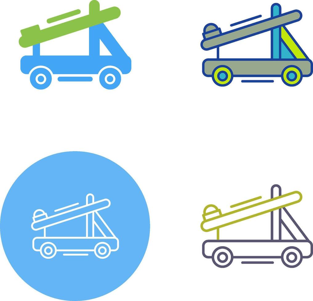 Catapult Icon Design vector