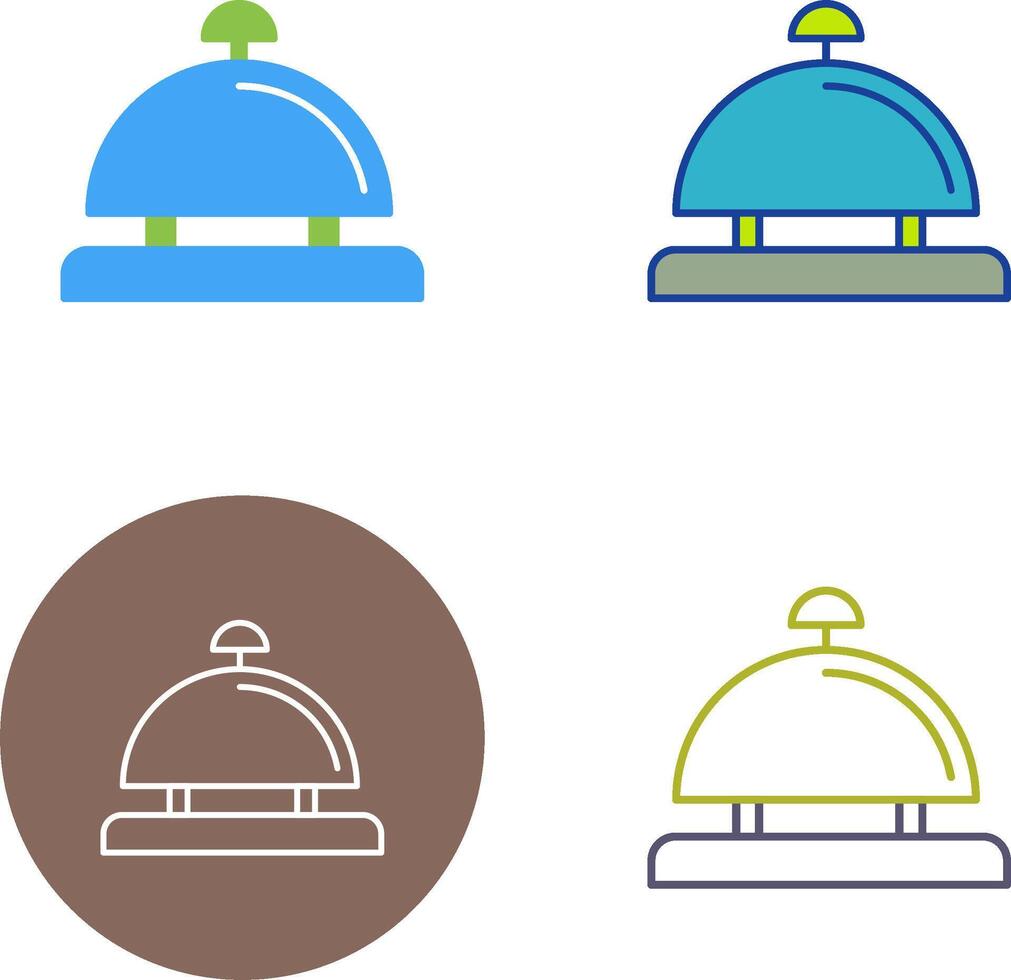 Desk Bell Icon Design vector