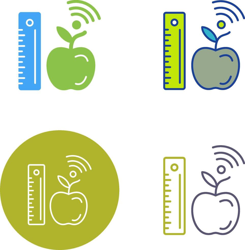 Measure Icon Design vector