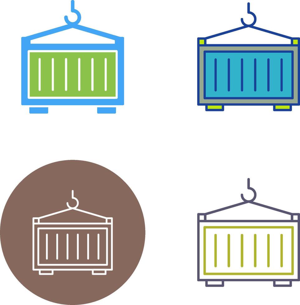 Container Icon Design vector
