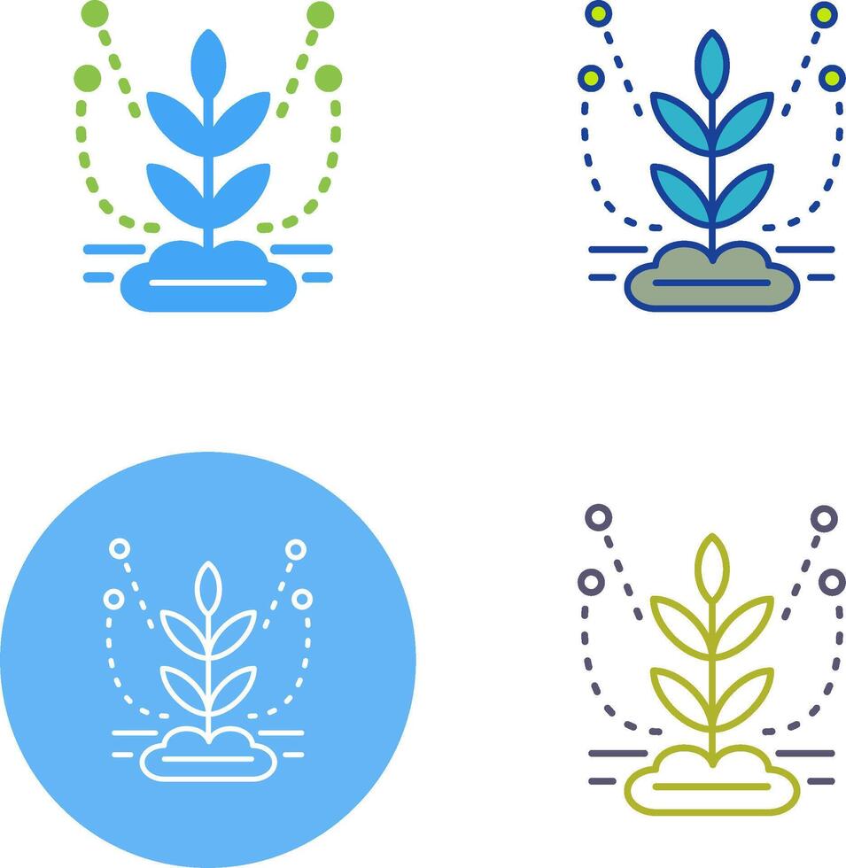 Irrigation System Icon Design vector