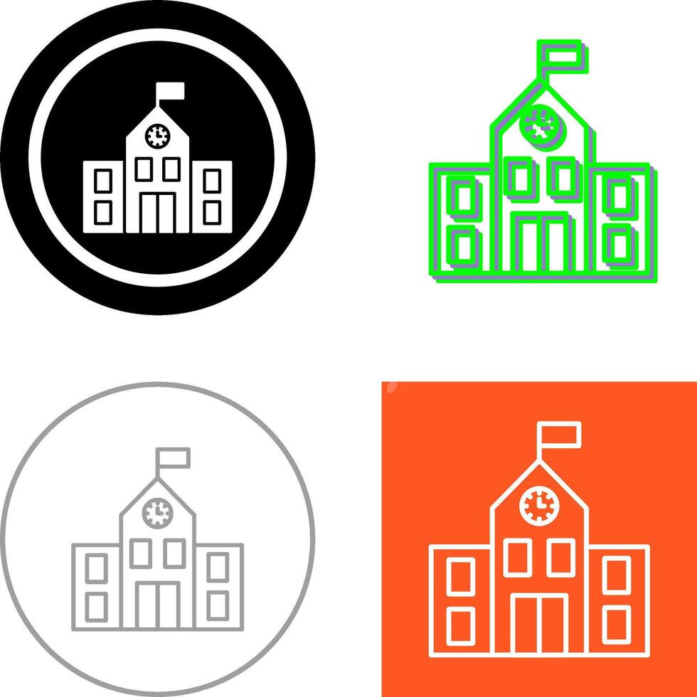 School Icon Design vector