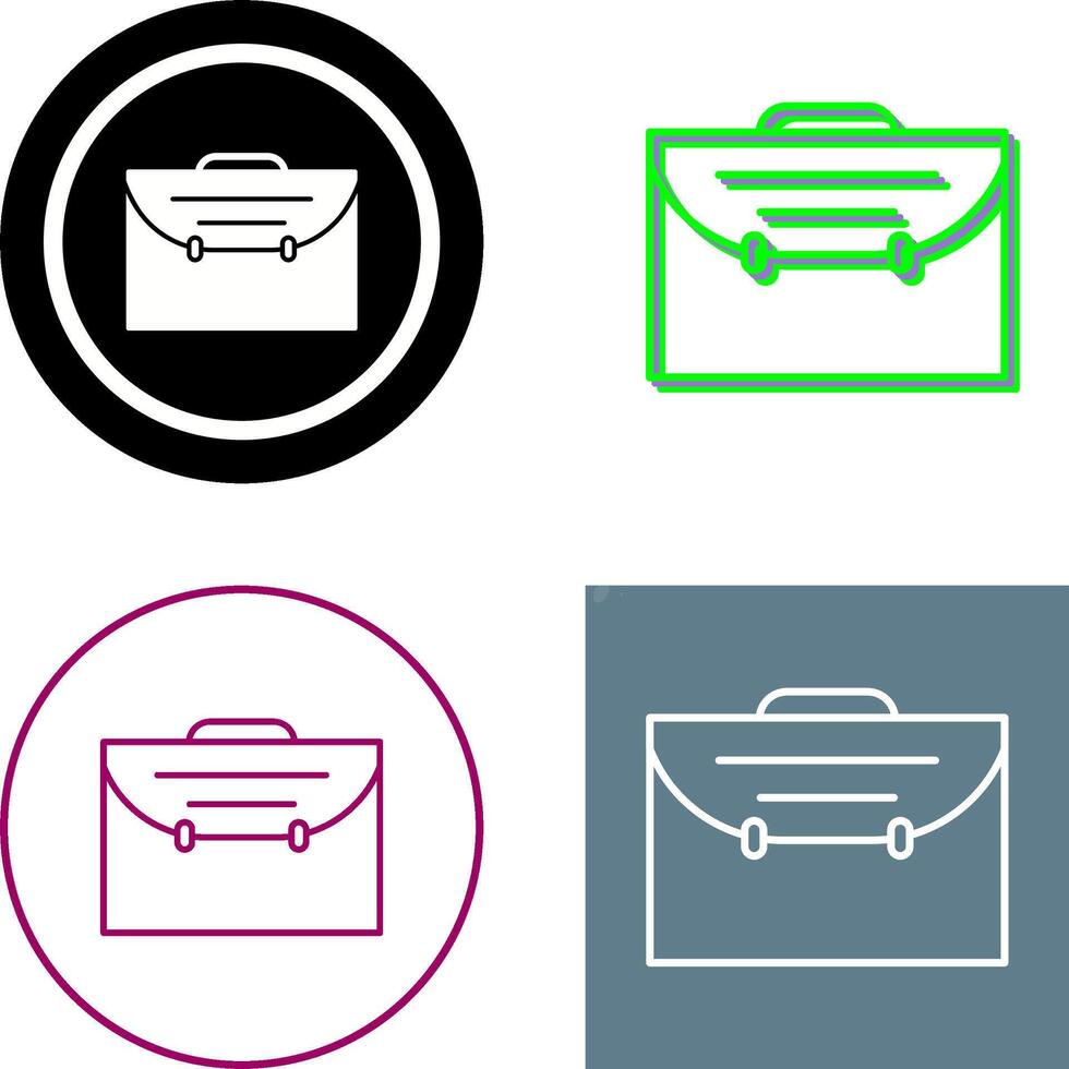 Suitcase Icon Design vector