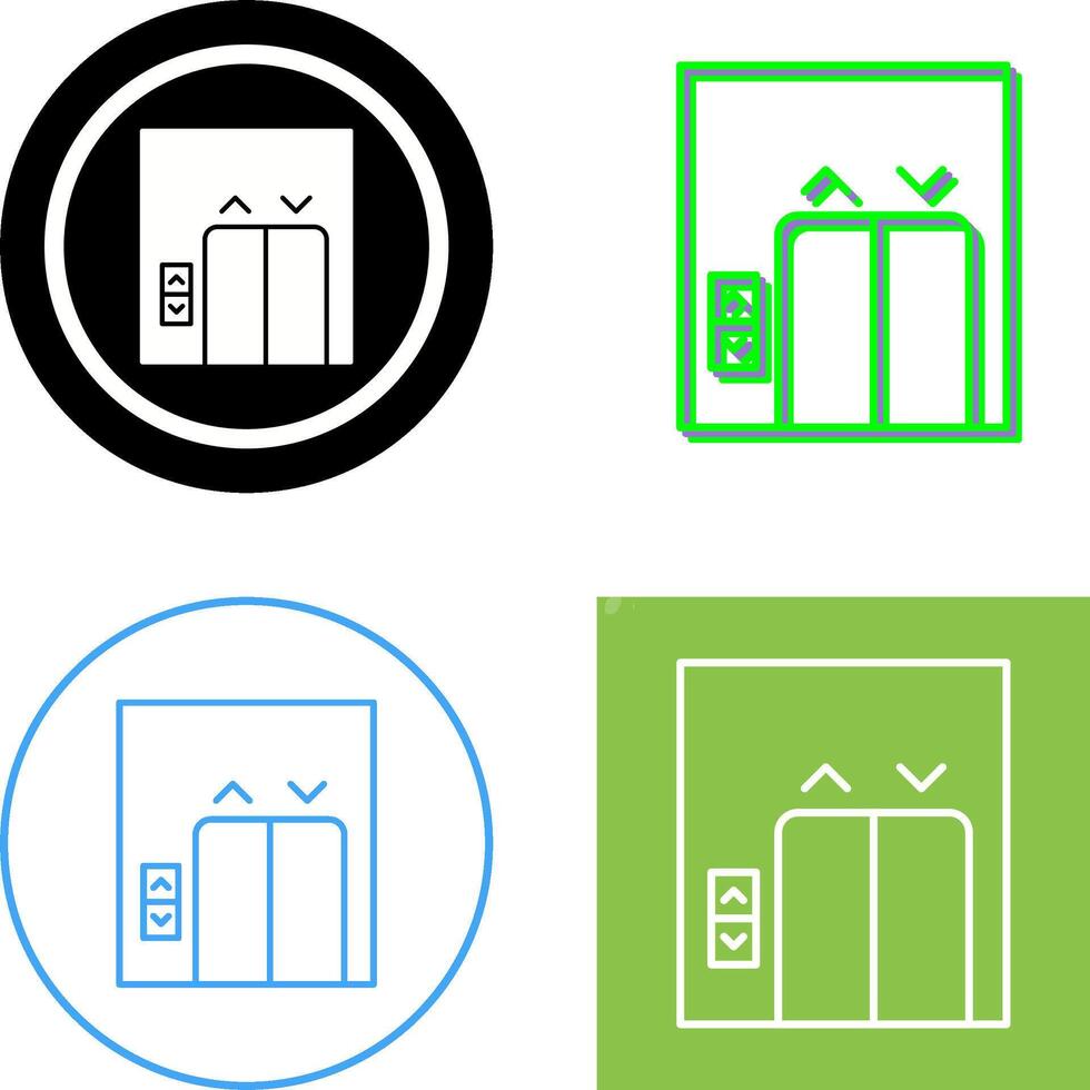 Elevator Icon Design vector