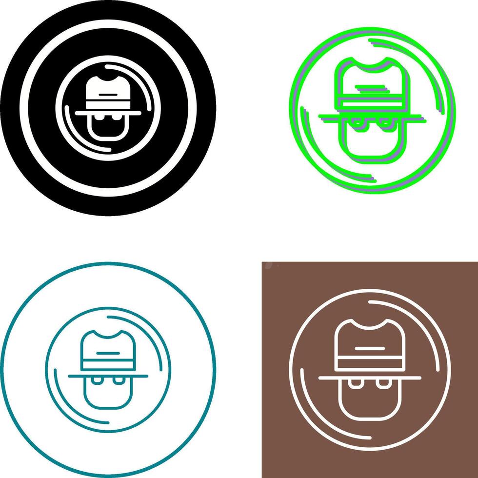 Spy Icon Design vector