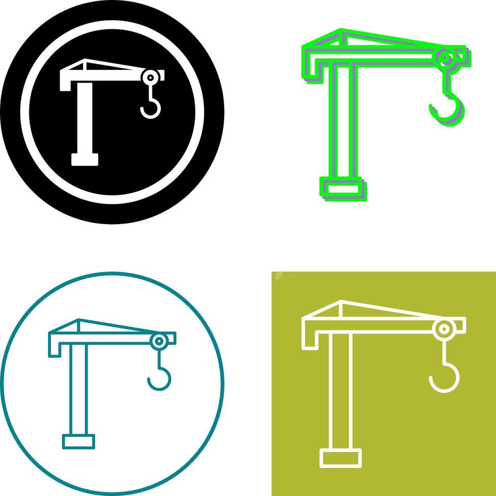 Crane Icon Design vector