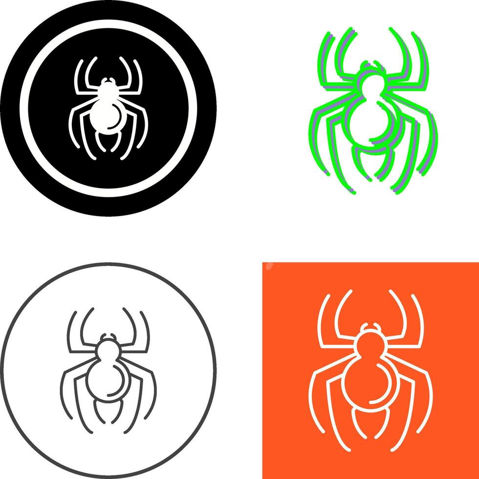Spider Icon Design vector