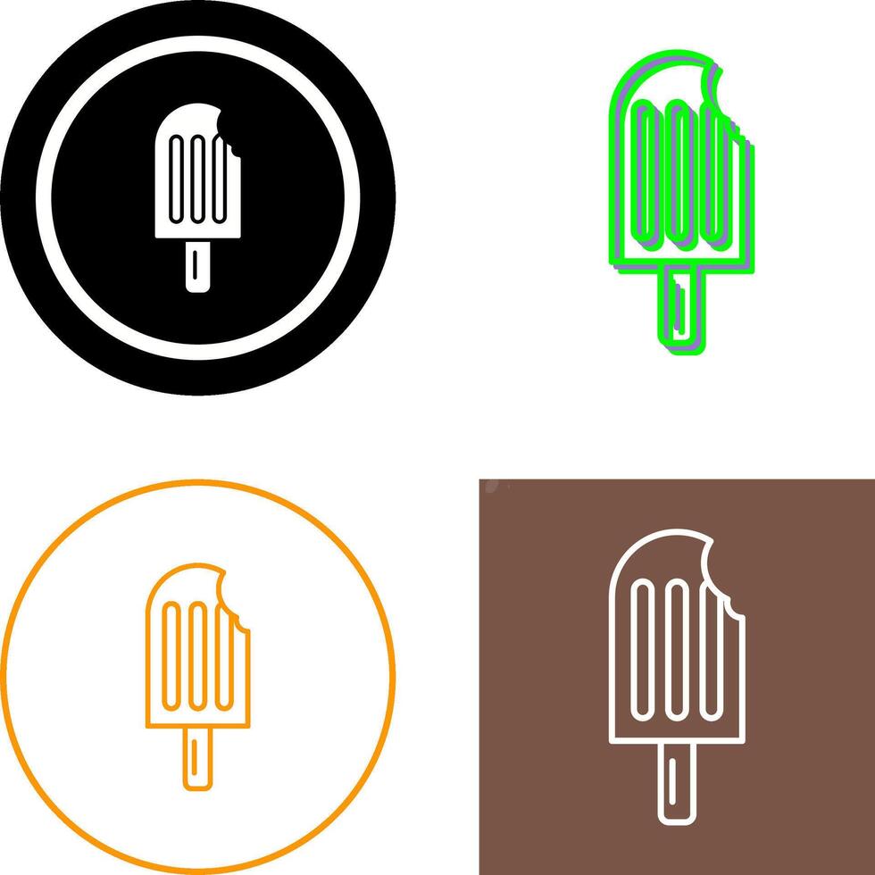 Ice Cream Icon Design vector