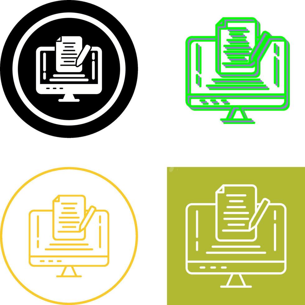 Note Icon Design vector