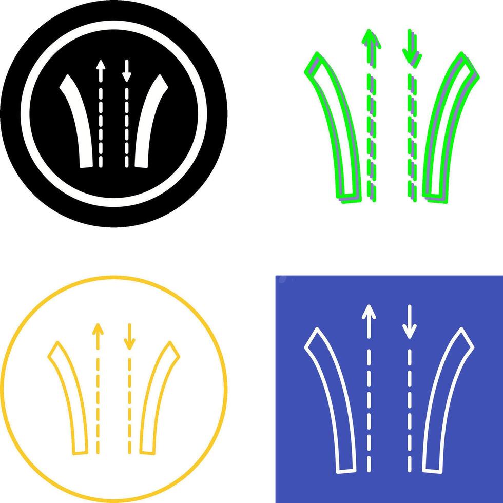 Way Icon Design vector