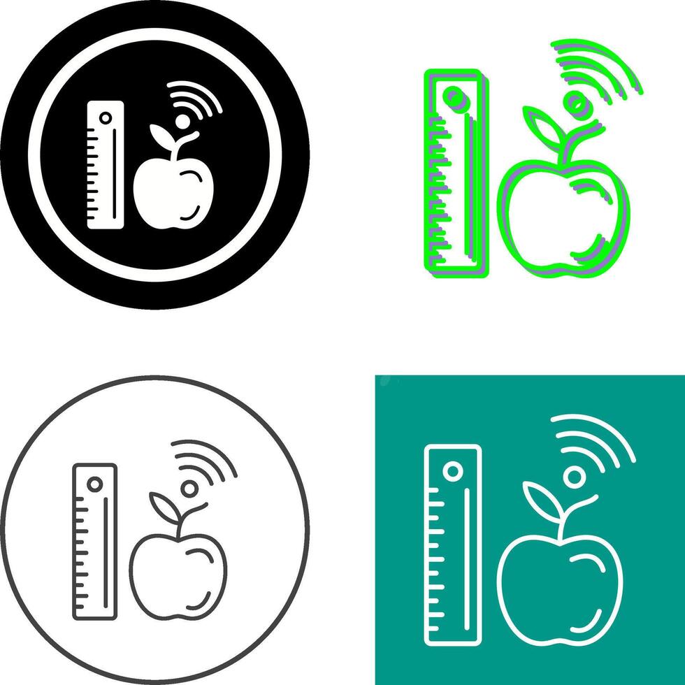 Measure Icon Design vector