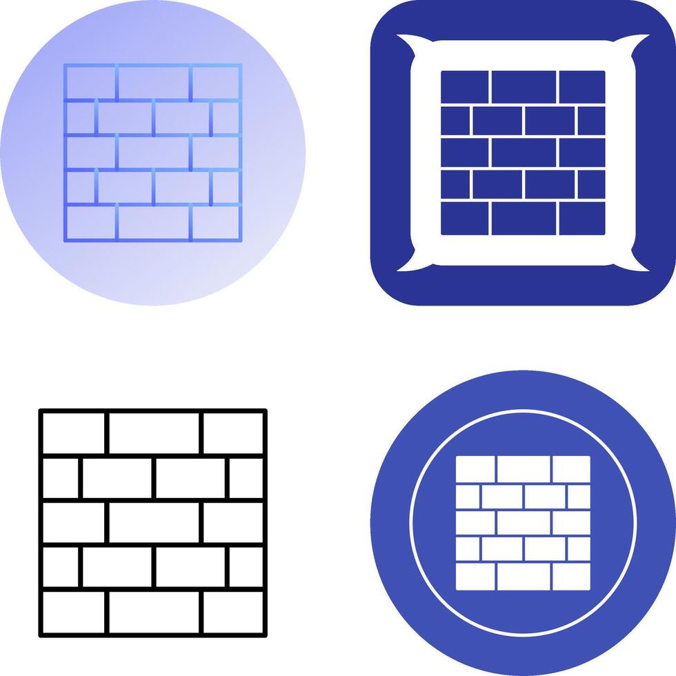 Wall Icon Design vector