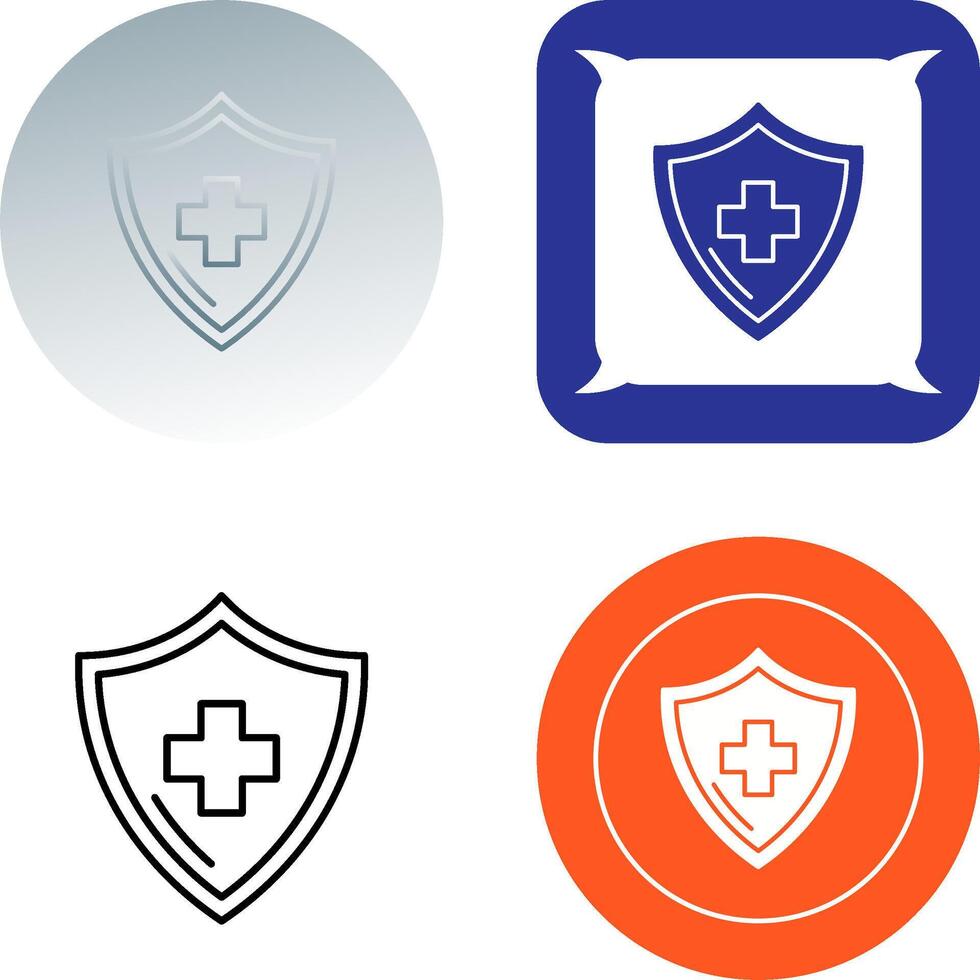 Health Protection Icon Design vector