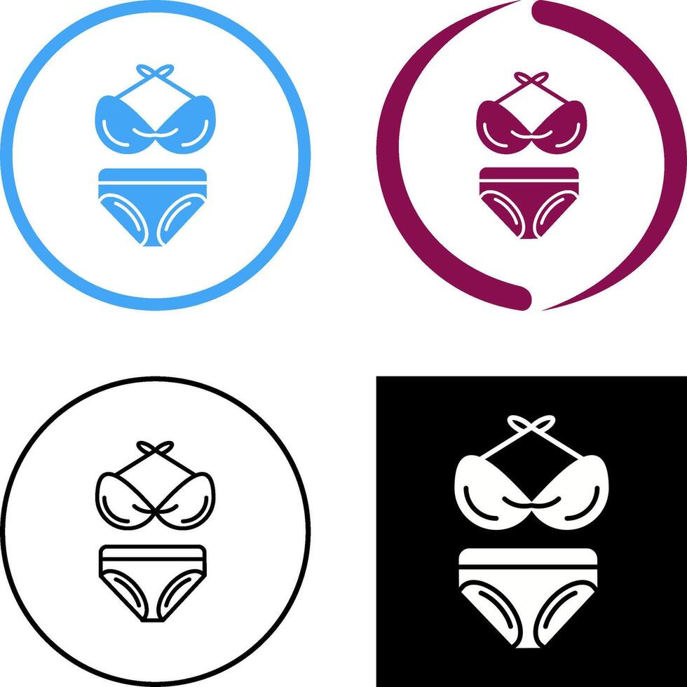 bikini icono diseño vector