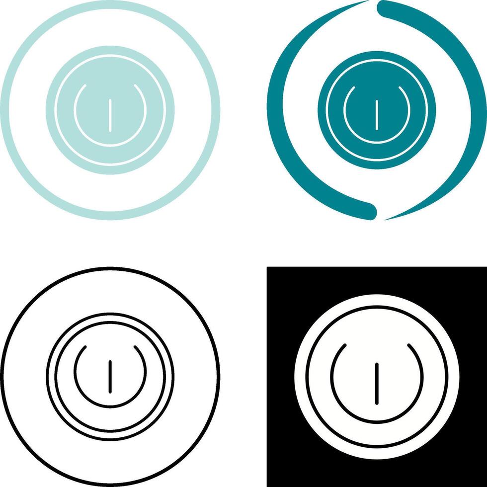 Power Icon Design vector