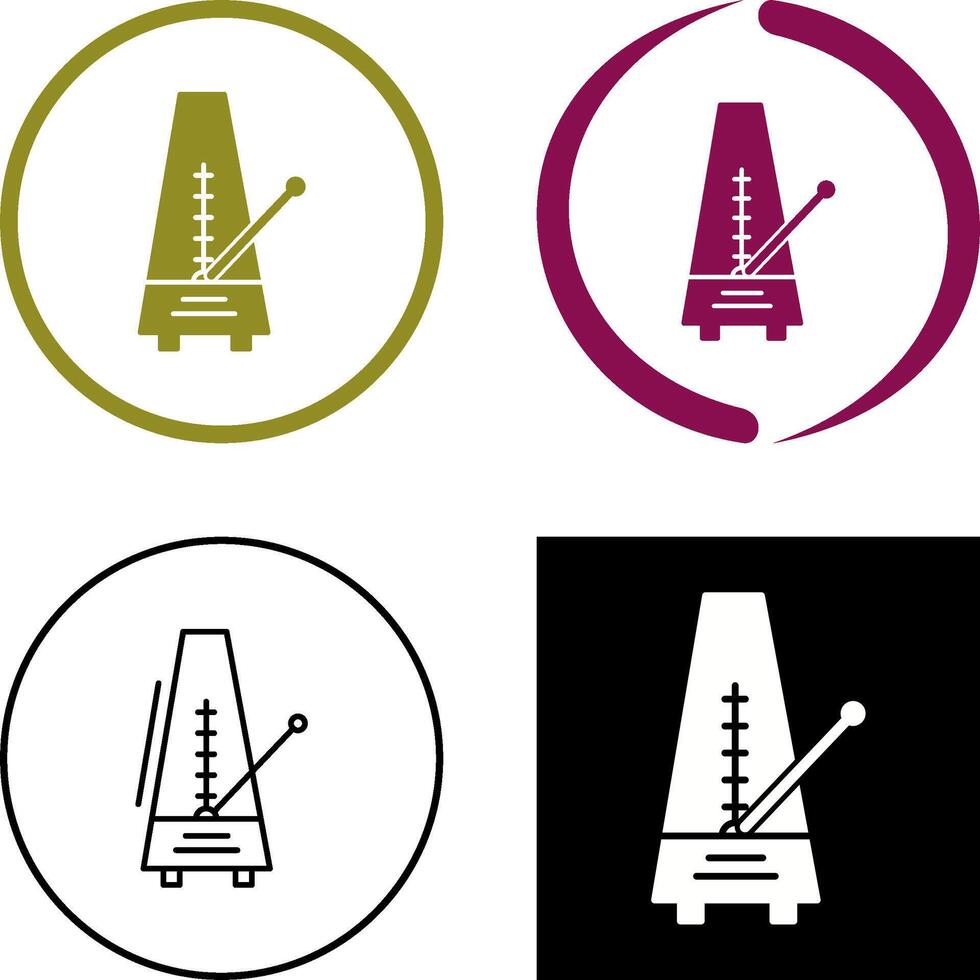 Metronome Icon Design vector