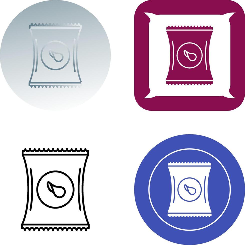 Chips Icon Design vector