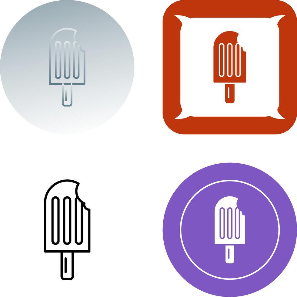 Ice Cream Icon Design vector