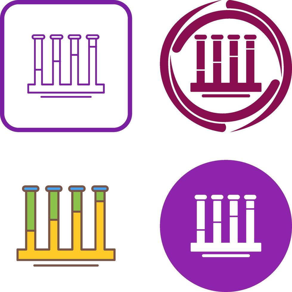 Communicating Vessels Icon Design vector
