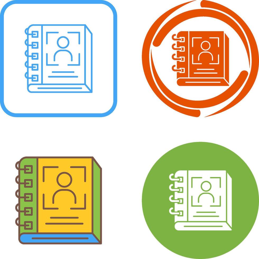 Directory Icon Design vector
