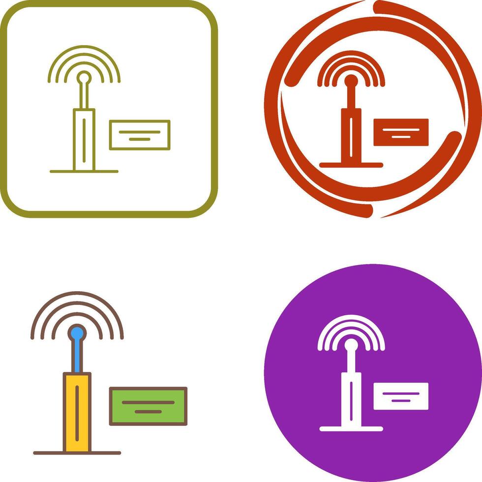 Signal Icon Design vector