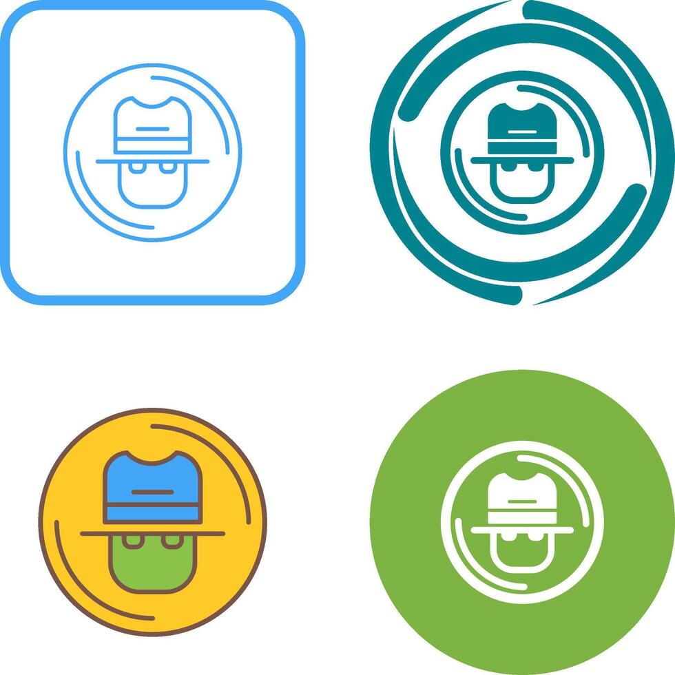 Spy Icon Design vector