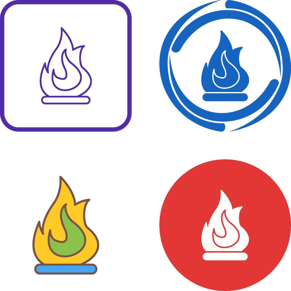 Fire Icon Design vector