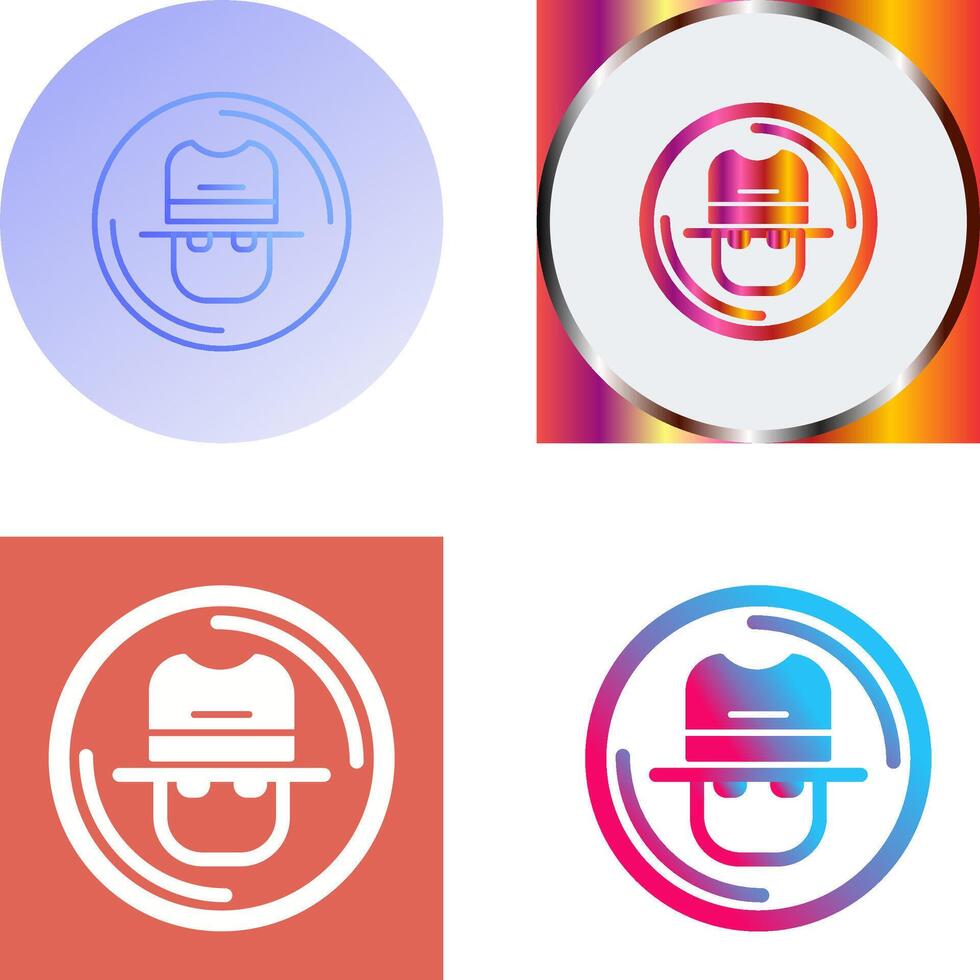 Spy Icon Design vector