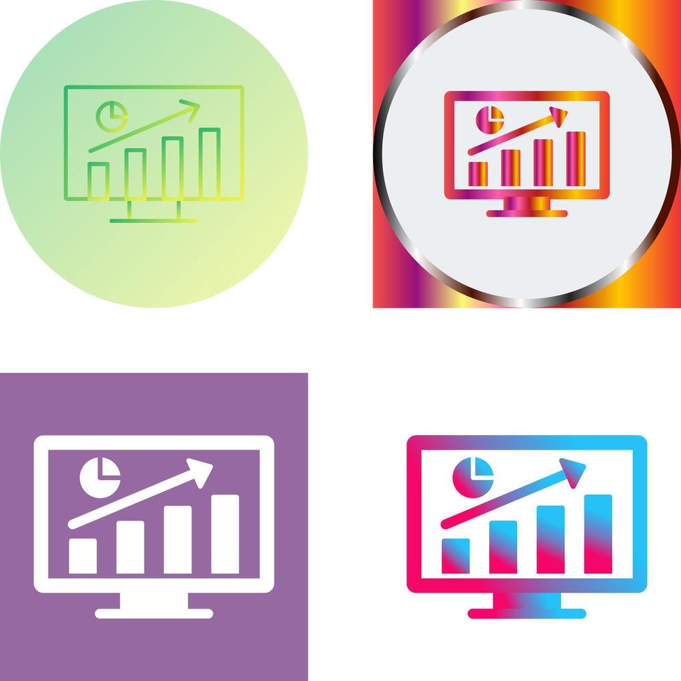 Statistics Icon Design vector
