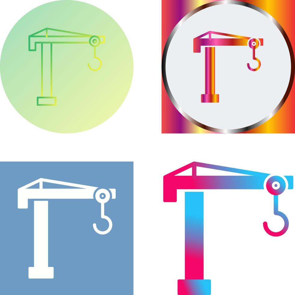 Crane Icon Design vector